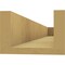 Ekena Millwork 6in. W x 4in. H x 36in. L Block Woodgrain TimberThane Rafter Tail, Primed Tan RFTUR06X04X36BLKRCPR - alternate 6